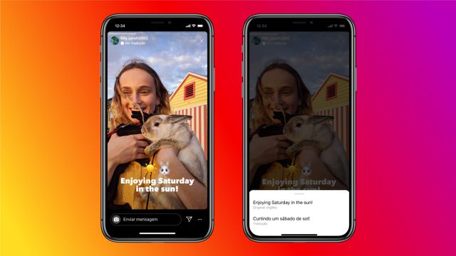 Instagram libera tradução automática de textos de Stories para