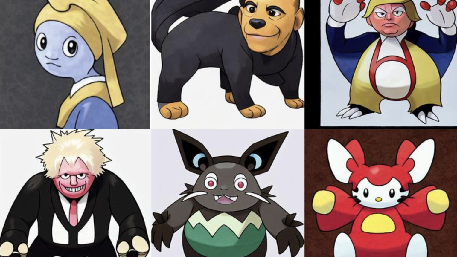 Ferramenta permite cria imagem com seus Pokémon favoritos de cada tipo