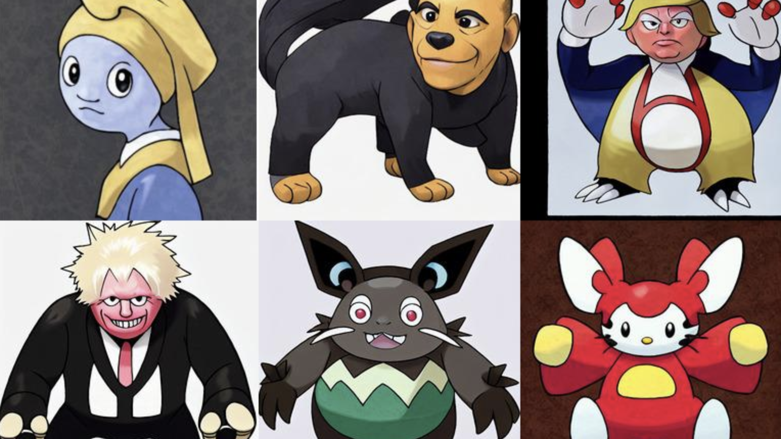 Site usa Inteligência Artificial para transformar personagens em Pokémons 