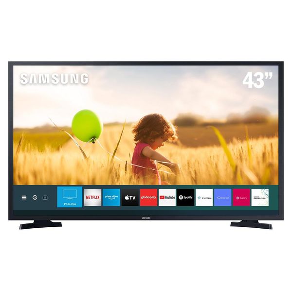 Smart TV LED 43´ Full HD Samsung, 2 HDMI, 1 USB, Wi-Fi, HDR - UN43T5300AGXZD