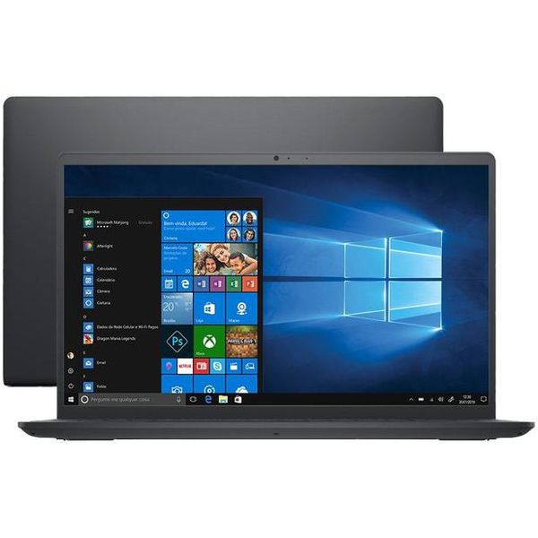 Notebook Dell Inspiron 15 3000 Intel Core i3 8GB - 256GB SSD 15,6” Windows 10 i15-i1000-A30P [CUPOM]