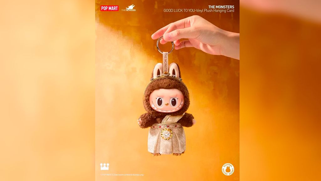 A Good Luck To You é uma edição da Labubu limitadíssima, só podendo ser adquirida na Tailândia (Imagem: Pop Mart/Divulgação)