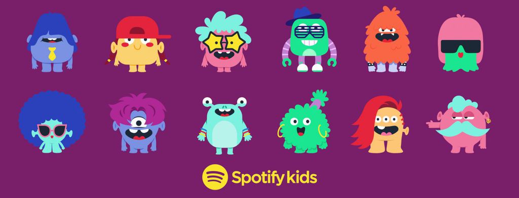 Objetivo é introduzir crianças ao universo de conteúdo via streaming: o Spotify Kids não vai coletar nenhum dado do ouvinte e é direcionado a crianças de 8 a 13 anos de idade (Imagem: Divulgação/Spotify)