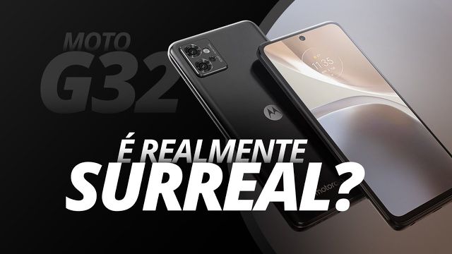 Moto G32: surreal ou normal? [Unboxing/Hands-on]