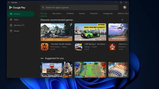 Vídeo mostra a Google Play Store rodando no Windows 11; assista