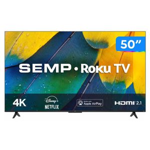 Smart TV 50” 4K UHD LED SEMP RK8600 Wi-Fi - 3 HDMI 1 USB | CUPOM