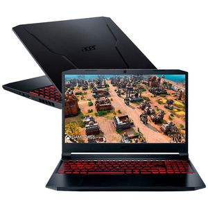 Notebook Gamer Acer NVIDIA GeForce GTX 1650 Core i5- 11400H 8GB 512GB SSD Tela 15,6” Linux Nitro 5 AN515-57-52ZQ