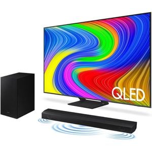 Samsung Combo Smart TV 55" QLED 4K 55Q65D 2024 + Soundbar HW-B550/ZD | EXCLUSIVO AMAZON PRIME
