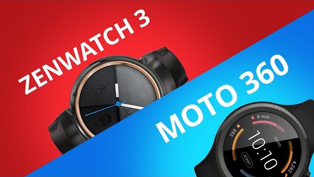 Asus Zenwatch 3 vs Moto 360 [Comparativo smartwatches]