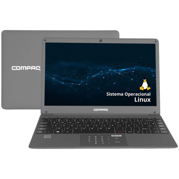 Notebook Compaq Presario CQ-27 Intel Core i3 4GB - 240GB SSD 14,1” Linux [CUPOM]