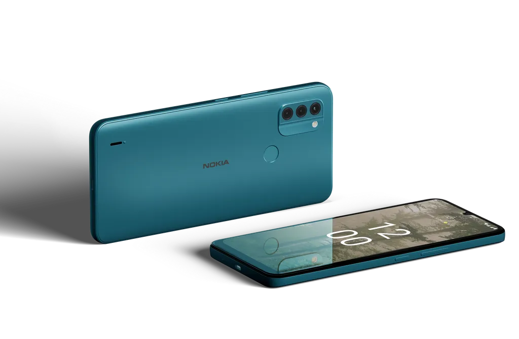 Equipado com chipset Unisoc 9863A, tela HD+ e bateria de 5.050 mAh, o Nokia C31 estreia como uma opção acessível da linha (Imagem: Nokia)