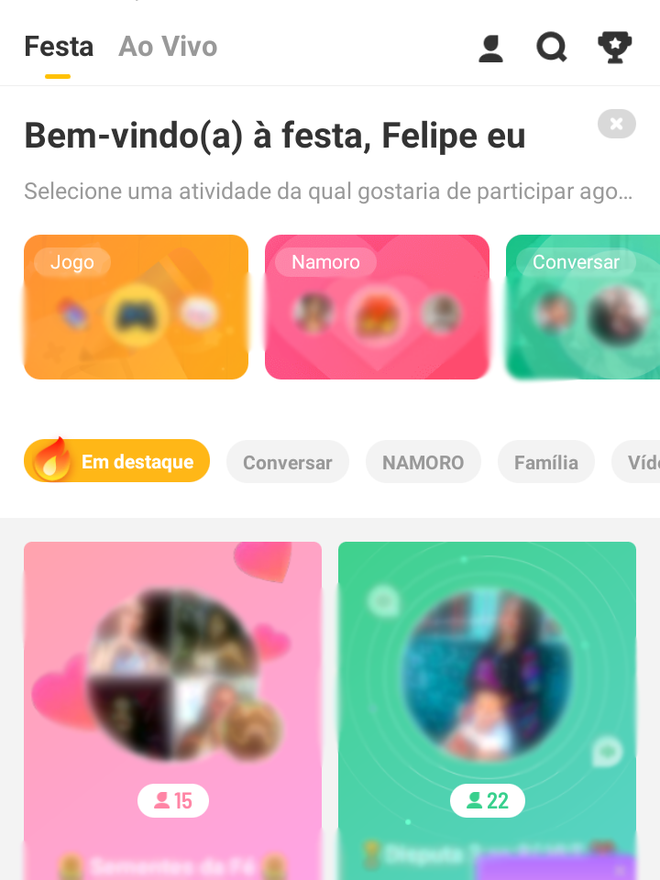 Participe dos canais de chat da plataforma - (Captura: Canaltech/Felipe Freitas)