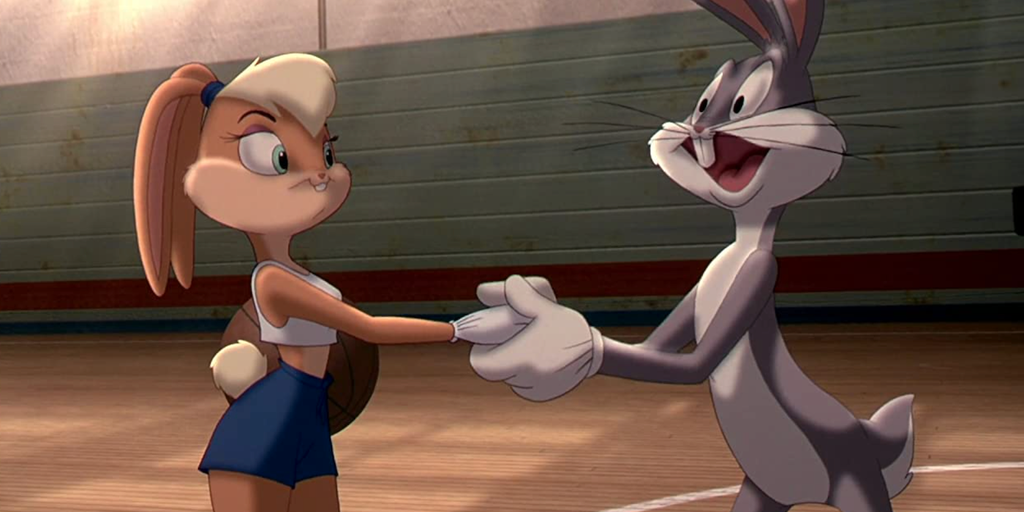 O visual de Lola Bunny no primeiro Space Jam (Imagem: Divulgação / Warner Bros.)