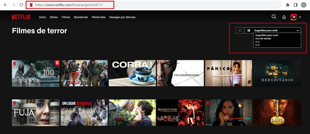Códigos Netflix  Encontre filmes escondidos em subcategorias