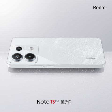 Redmi Note 13 Pro tem acabamento plano e câmera principal de 200 MP