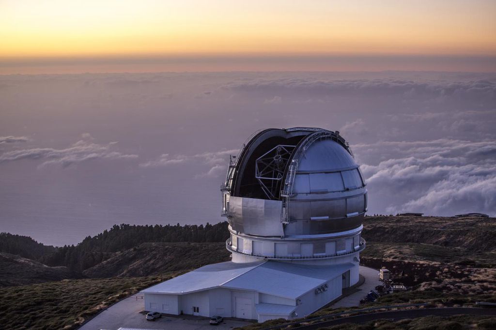 Gran Telescopio Canarias (GTC), também conhecido como GRANTECAN (Imagem: Reprodução/Daniel López/IAC)