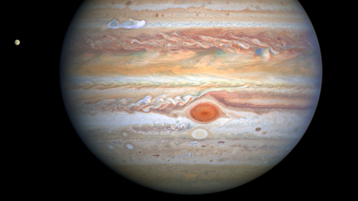 Hubble tira nova foto de Júpiter e revela mudanças em suas faixas coloridas
