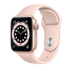 Apple Watch Series 6 40mm, GPS, Alumínio Dourado, Pulseira Esportiva Rosa