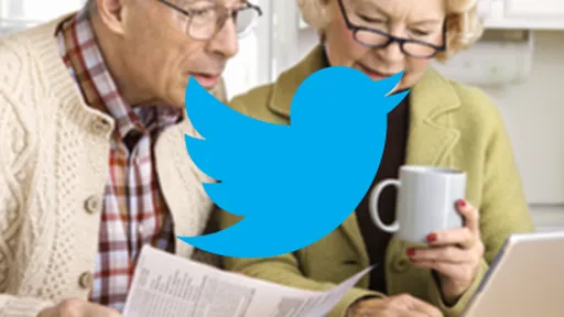 Pessoas mais velhas que usam o Twitter têm menos tendência a depressão