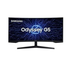Monitor Gamer Curvo Samsung Odyssey G5 34" WQHD, Ultrawide, 165Hz, 1ms, HDMI e DP, Freesync Premium | APP + CUPOM