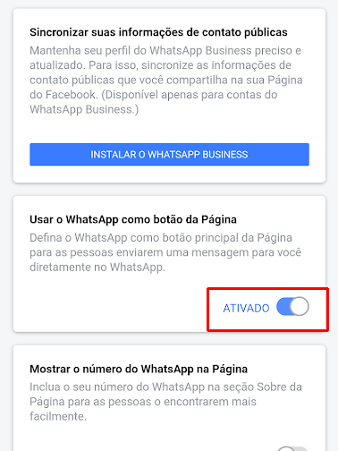 Configure o uso do WhatsApp (Imagem: André Magalhães/Captura de tela)