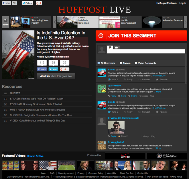 HuffPost Live HuffPost Live
