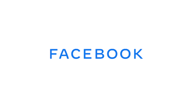 Nova marca do grupo Facebook é em caixa alta para se distanciar da marca da rede social 