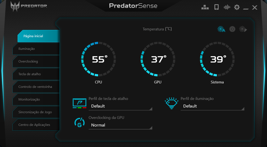 Acer PredatorSense