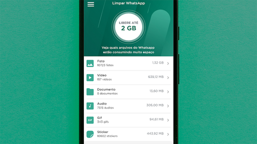 Como otimizar seu celular limpando arquivos do WhatsApp com o LimpaZap