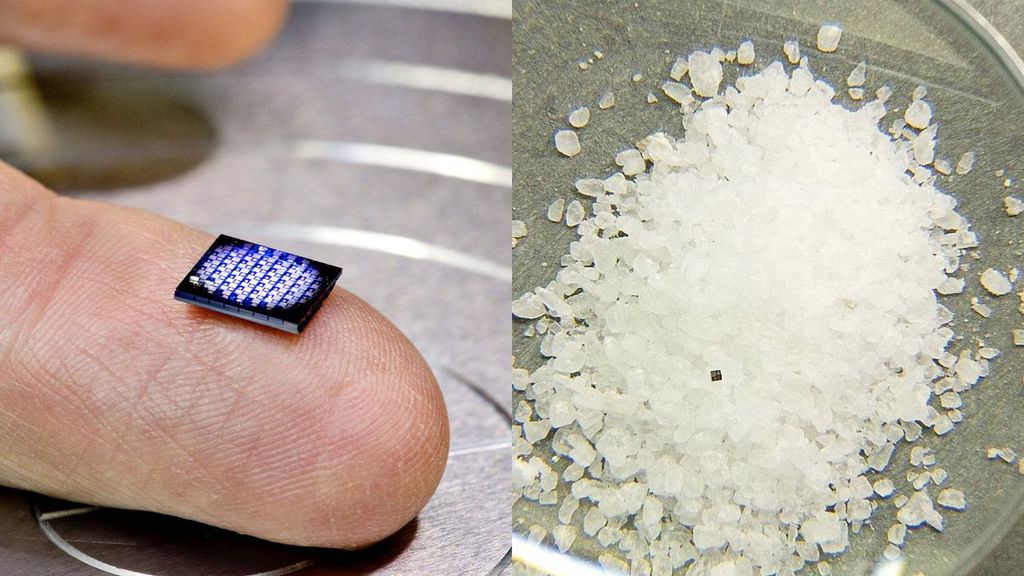 IBM revela o menor computador do mundo, do tamanho de um grão de sal