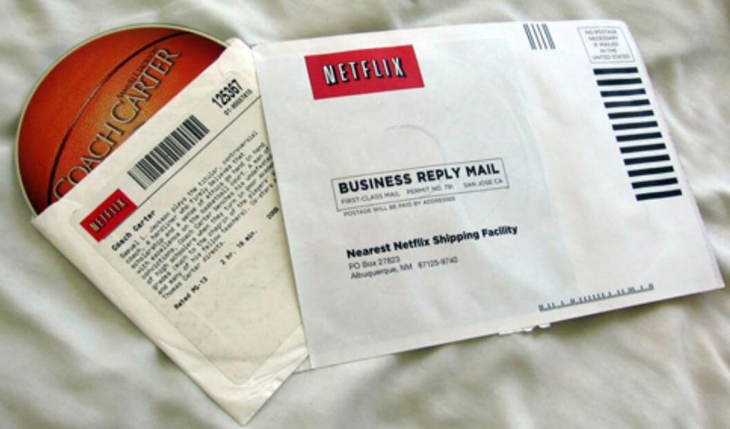 Serviço Netflix como entrega de DVDs (Imagem: Reprodução / WikiCommons)