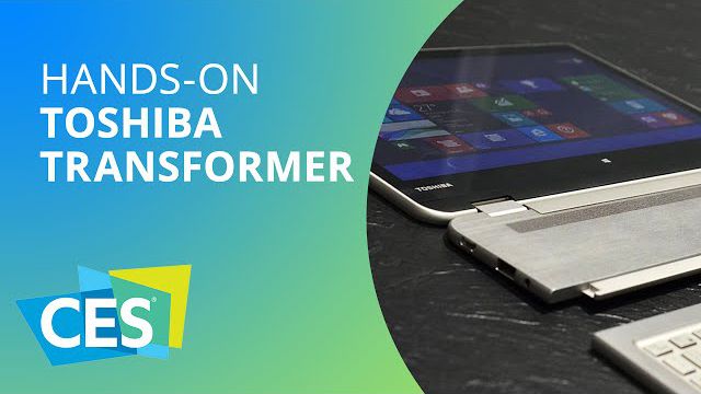 Toshiba revela o conceito de laptop/tablet Transformer "5 em 1" [Hands-on | CES 