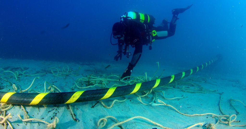 Cabos submarinos podem transmitir dados em altíssima velocidade (Imagem: Senge-CE)