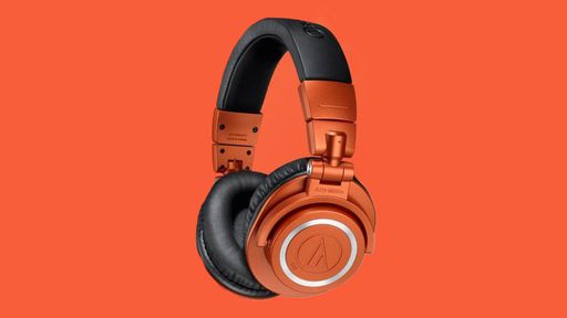 Audio-Technica lança edição especial dos fones M50X com acabamento laranja