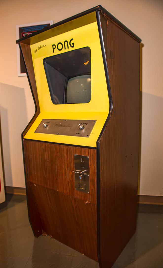 Primeira máquina de "Pong" desenvolvida pela Atari - (Reprodução/Chris Rand/Wikimedia Commons)