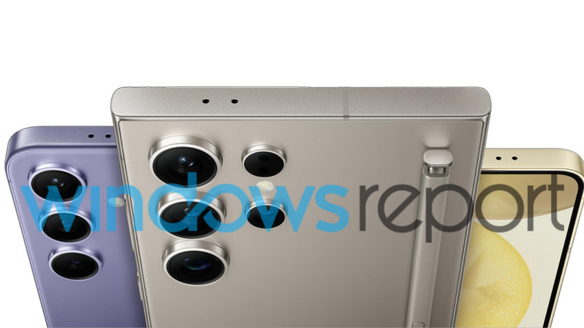 Linha Galaxy S24 renderizações