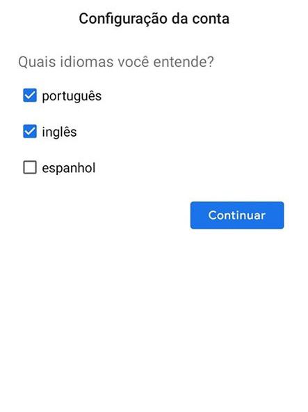 Se você entende pelo menos o básico do idioma, ele pode ser selecionado (Captura de tela: Ariane Velasco)