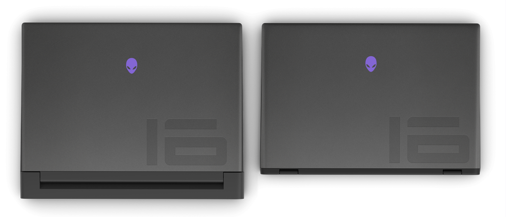 Geração anterior do m16, à esquerda, é consideravelmente maior que novo aparelho, à direita (Imagem: Divulgação Dell)