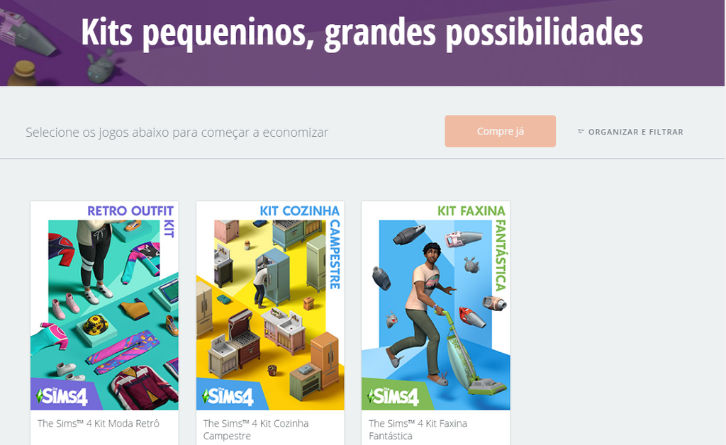 The Sims 4 lança Kits, pequenas coleções de objetos (Imagem: Captura de tela/Nathan Vieira/Canaltech)
