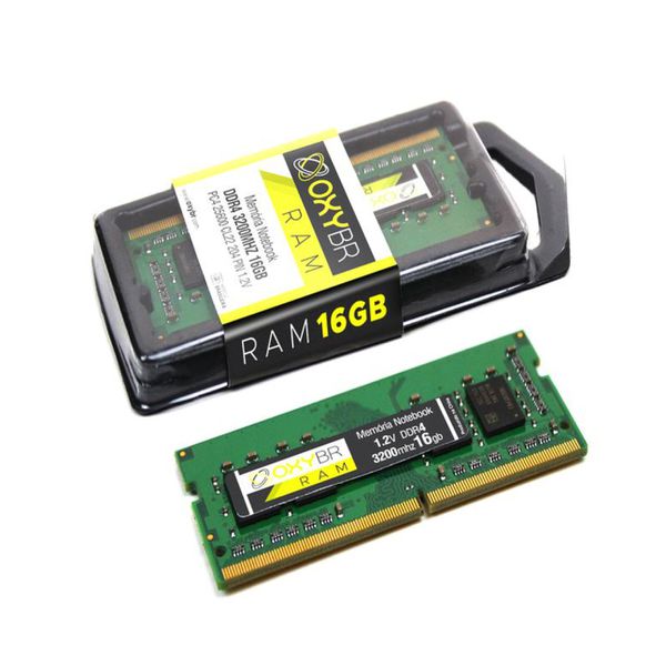 Memória Ram Notebook Oxy DDR4 16GB 3200MHz