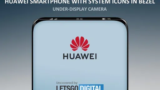 Huawei registra celular com câmera frontal sob a tela e bordas quase nulas