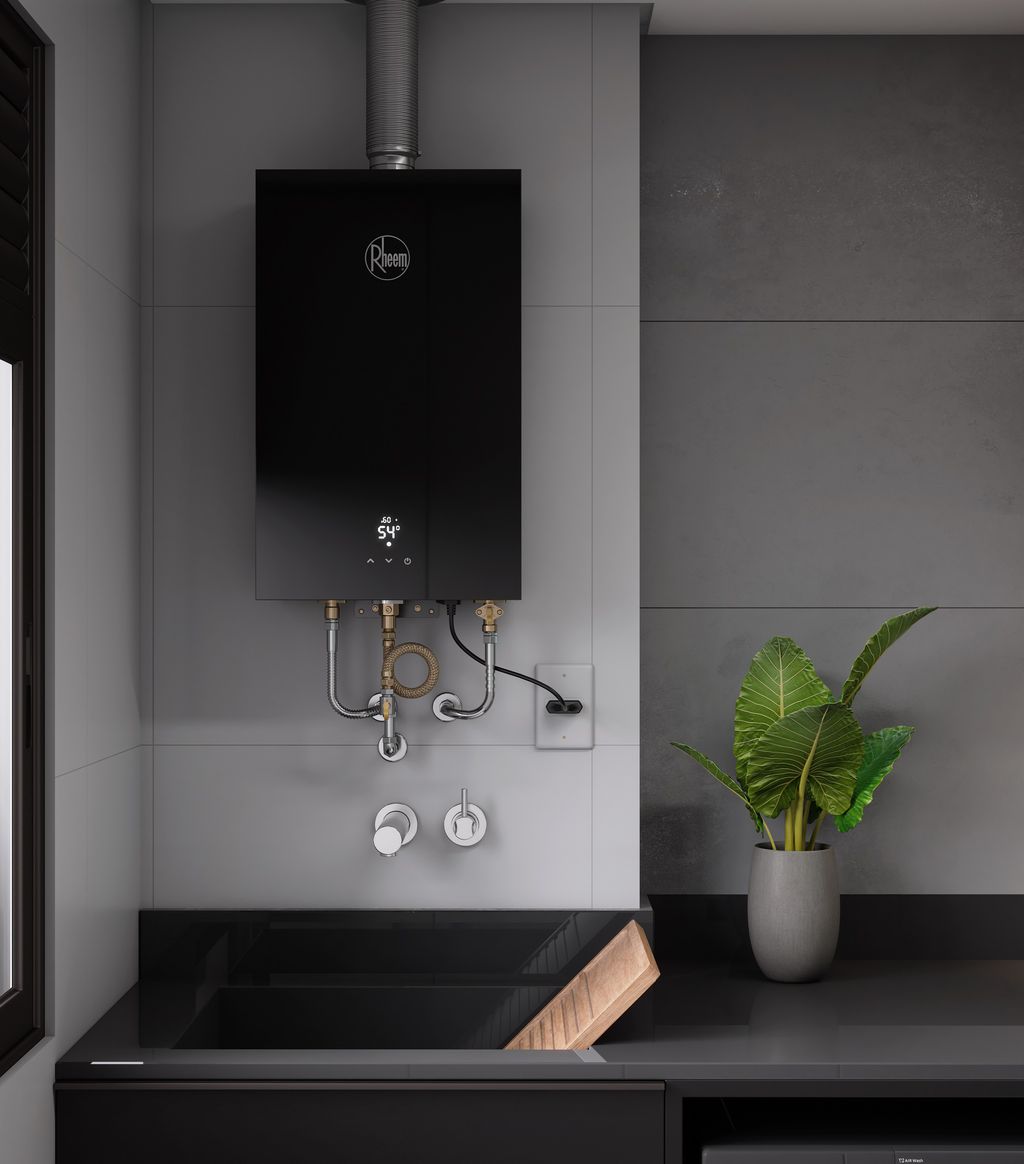 aquecedor a gás água torneira rheem