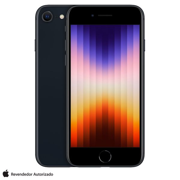 Apple iPhone SE (3ª geração) 64 GB - Meia-noite [CASHBACK ZOOM]