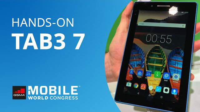 TAB3 7: o novo tablet Android da Lenovo [Hands-on | MWC 2016]