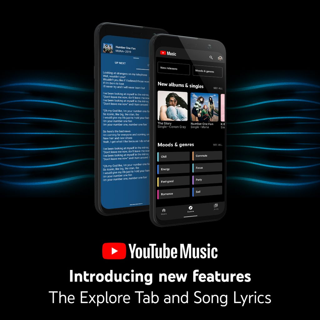 YouTube Music ganha uma nova aba para descoberta de novas músicas. (Imagem: Divulgação/YouTube)