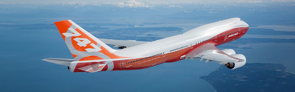 O Boeing 747-8 (Imagem: Divulgação/ Boeing)