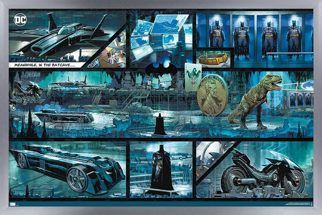Quem não se lembra da famosa caverna do Batman e seus objetos, excêntricos, não? (Imagem: Reprodução/DC Comics)