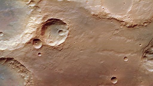 Missão Mars Express revela o terreno caótico e irregular na região Pyrrhae Regio