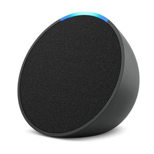 Echo Pop Amazon, com Alexa, Smart Speaker, Som Envolvente, Preto | CUPOM