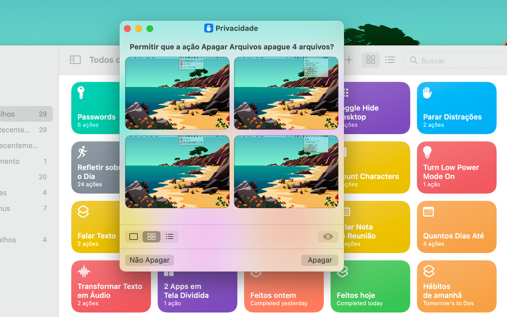 Esvazie automaticamente toda a pasta de downloads do Finder do seu Mac (Captura de tela: Lucas Wetten)